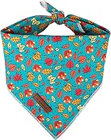 Vista 15 de MR. CHUBBYFACE - Pañuelos reversibles triangulares para perros, gatos, mascotas