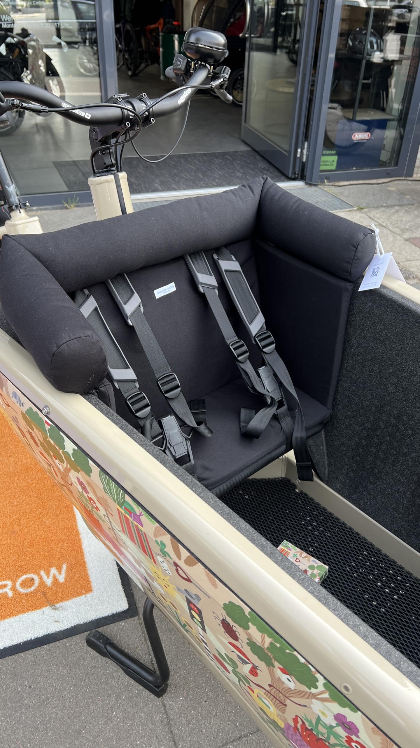 Blausberg Baby - Lastenrad Kissen für Urban Arrow Family & Family Next Sitzkissen, Zubehör, Kinderkissen, Wetterfestes Sitzpolsten