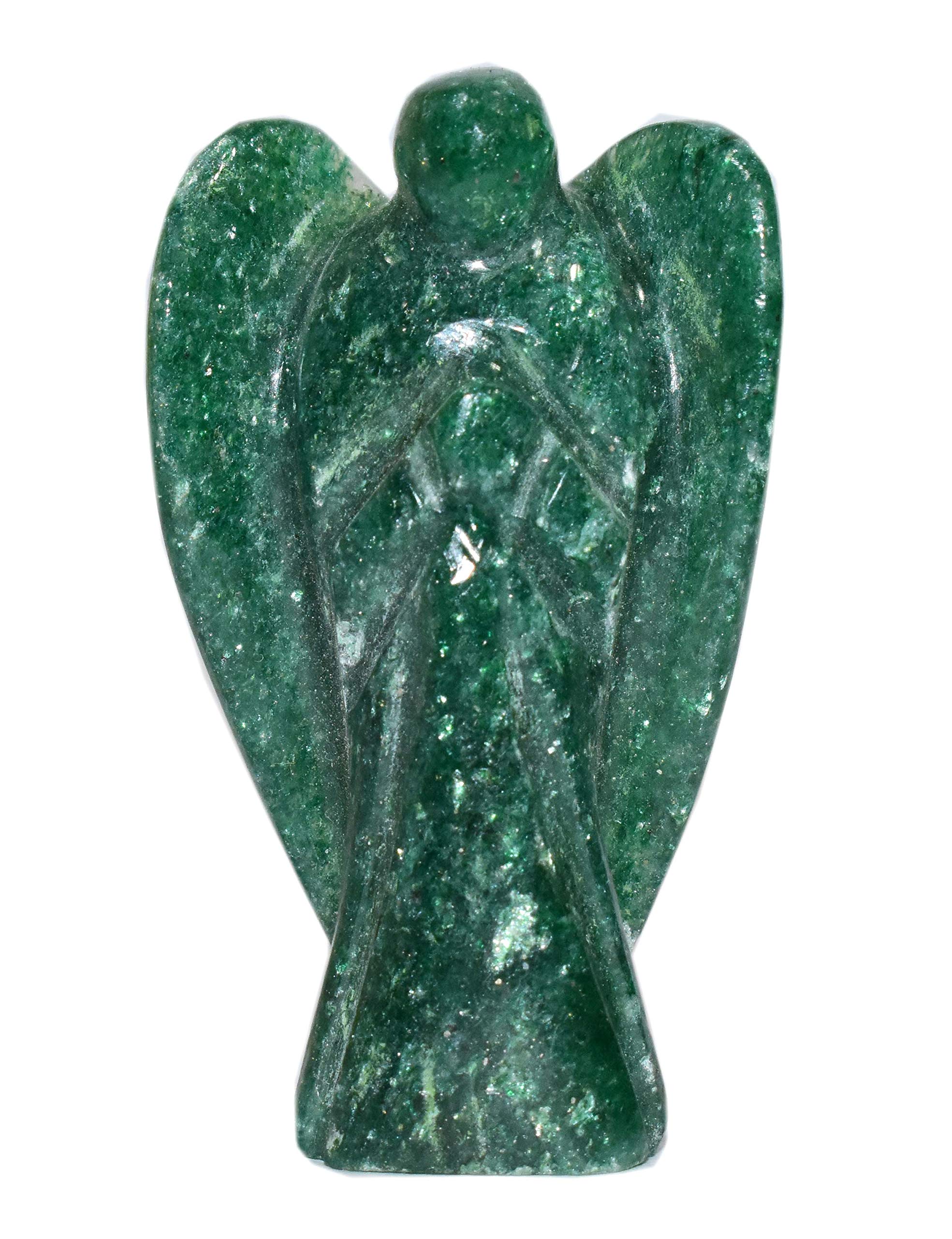Healings4uAngel Green Jade Size 2 inch Natural Healing Reiki Crystal Chakra Balancing Vastu Stone