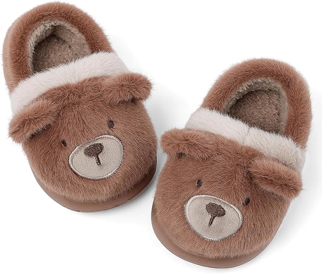 MASOCIO Pantofole Bambino Invernali Peluche Ciabatte Bimbo Neonato - Foto 2