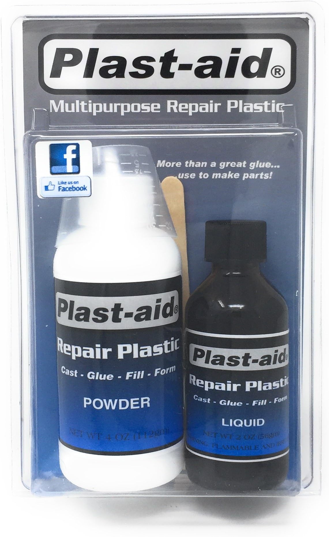 Plast-Aid Multi-Purpose Plastic PVC Pipe Repair Kit - 2-Pack