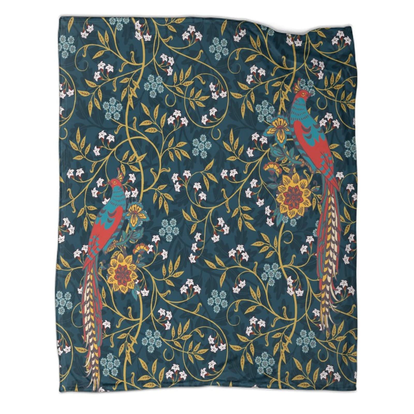 Amazon.com: Rustic William Morris Art Print Throw Blanket for