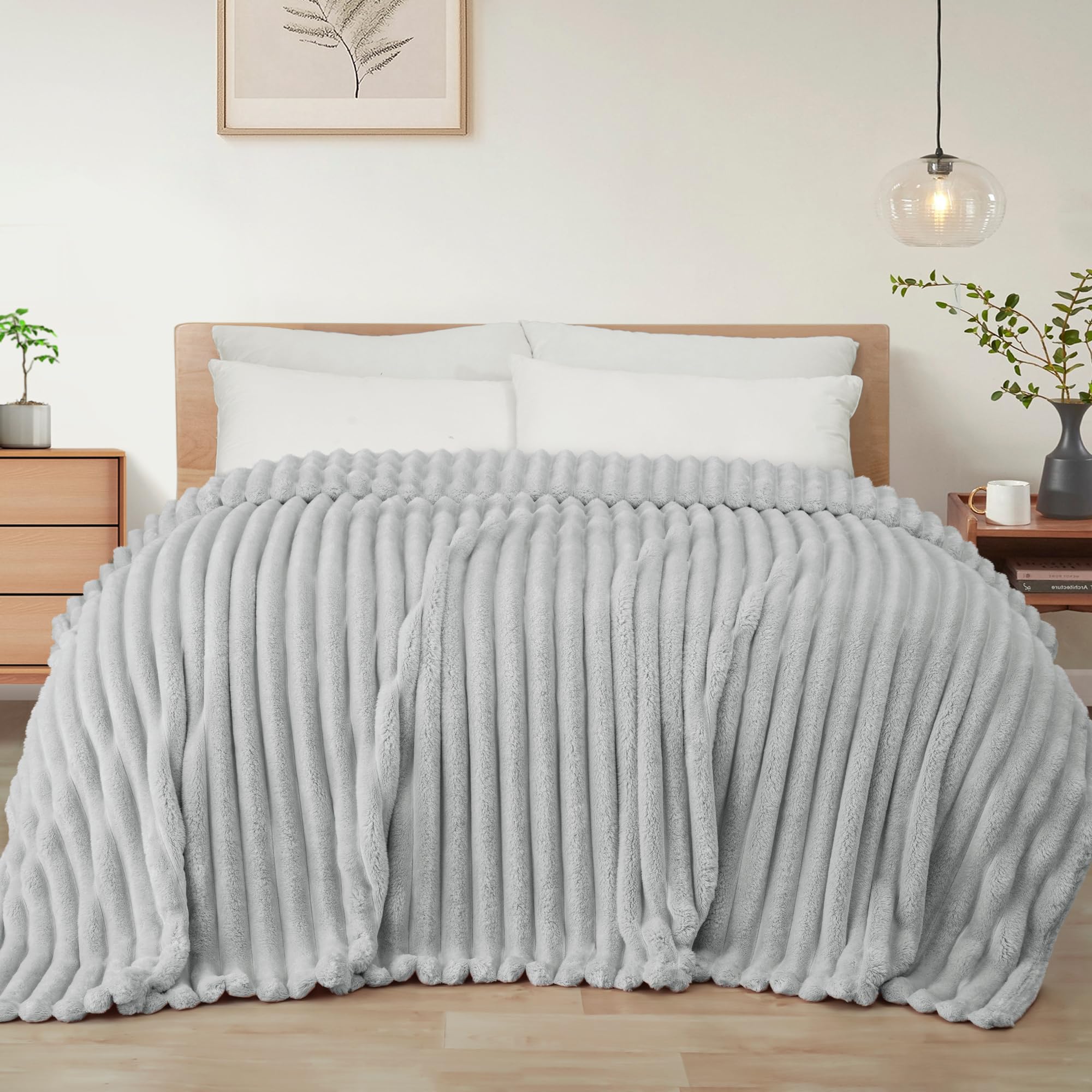 Exclusivo Mezcla Kuscheldecke Flauschig Fleecedecke Flanell Decke, Leichte und Warme Wohndecke Tagesdecke für Ganzjahreszeit