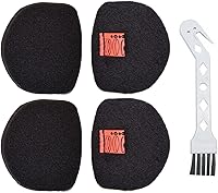 Vista 8 de SaferCCTV Paquete de 4 filtros de espuma y fieltro de repuesto compatibles con Shark UltraCyclone Pro aspiradora de mano inalámbrica CH901 CH950