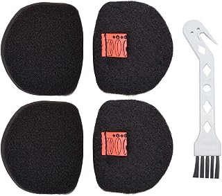SaferCCTV 2Pack Replacement Foam & Felt Filters Compatible with Shark UltraCyclone Pro Cordless Handheld Vacuum CH901 CH950 CH951 CH951C CH900WM, with Cleaning Brush, Replace Part XFTRCH900