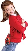 Vista 4 de LEXiBOOK Miraculous - Walkie-Talkies digitales para niños - Rango de transmisión de 1.2 mi, función de luz morse, clip para cinturón