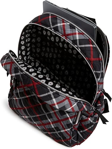 Miniatura 2 de Vera Bradley Mochila Campus de sarga de rendimiento para mujer, a cuadros, talla única