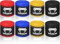 hidyuuoo 8 Pairs Kids Boxing Hand Wraps 2.5M Premium Cotton - Muay Thai MMA Kickboxing Wrist Support for Training