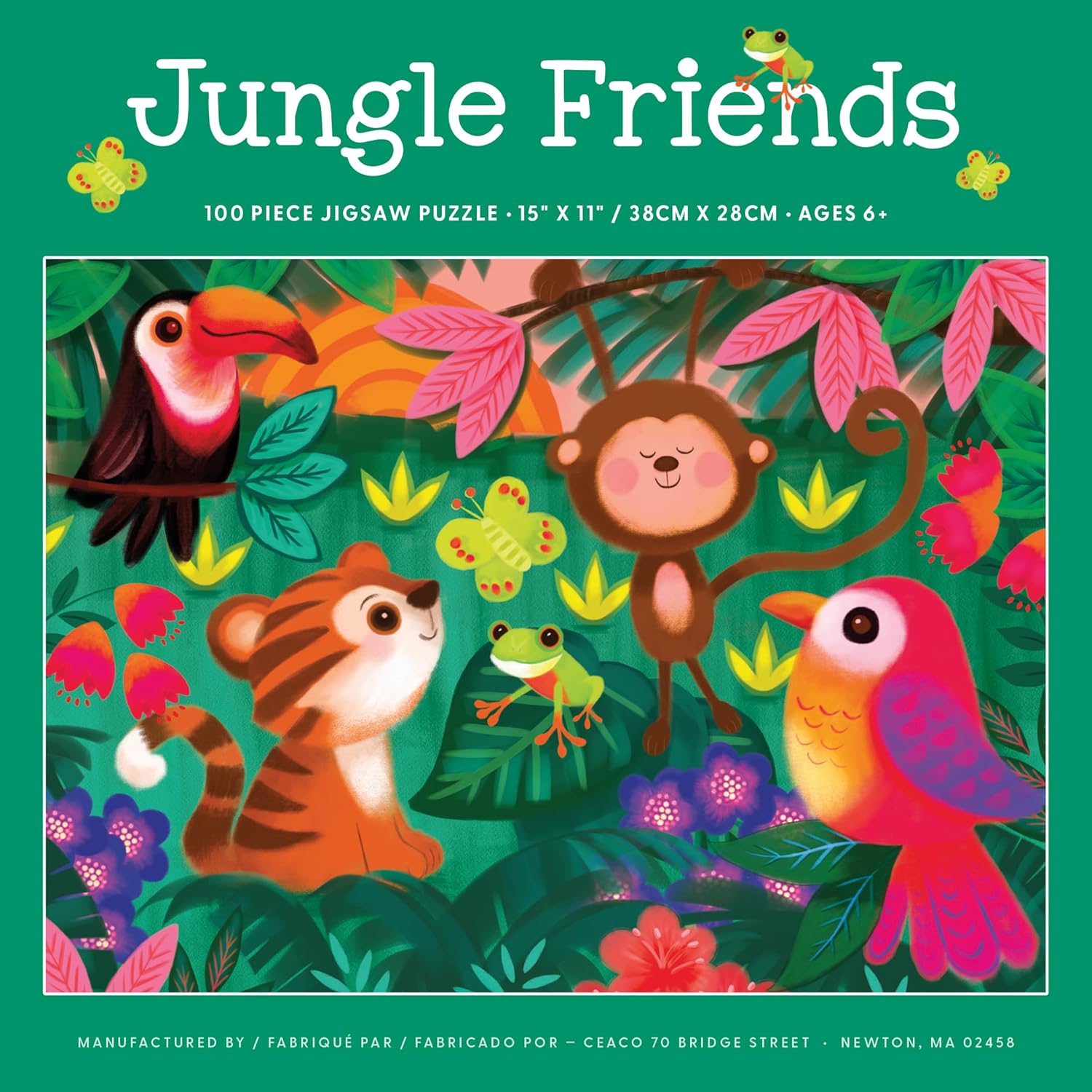 Ceaco - Jungle Friends - 100 Piece Jigsaw Puzzle