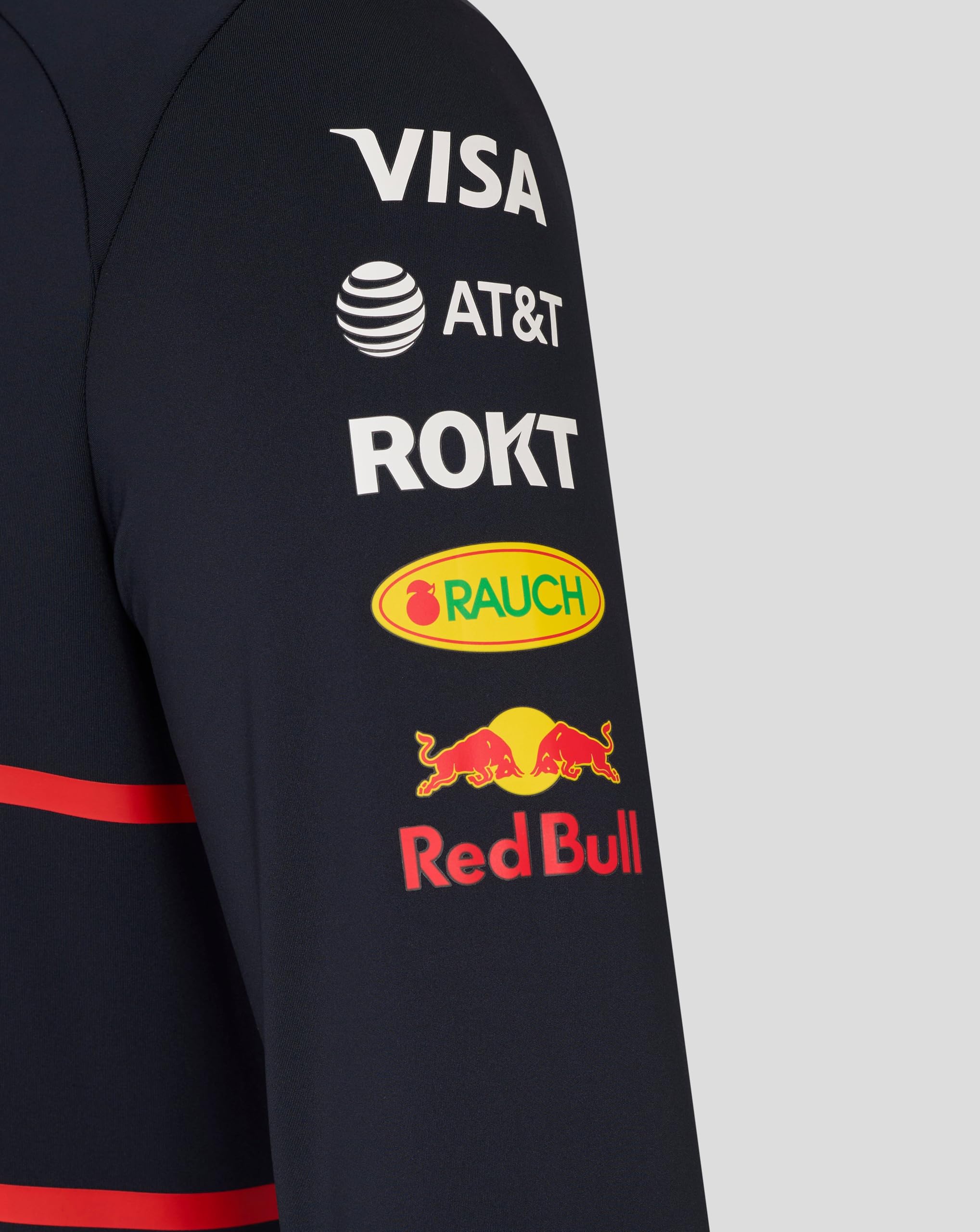Castore Red Bull Racing F1 Team Official Quarter Zip Midlayer Camiseta Hombre (Pack de 1)