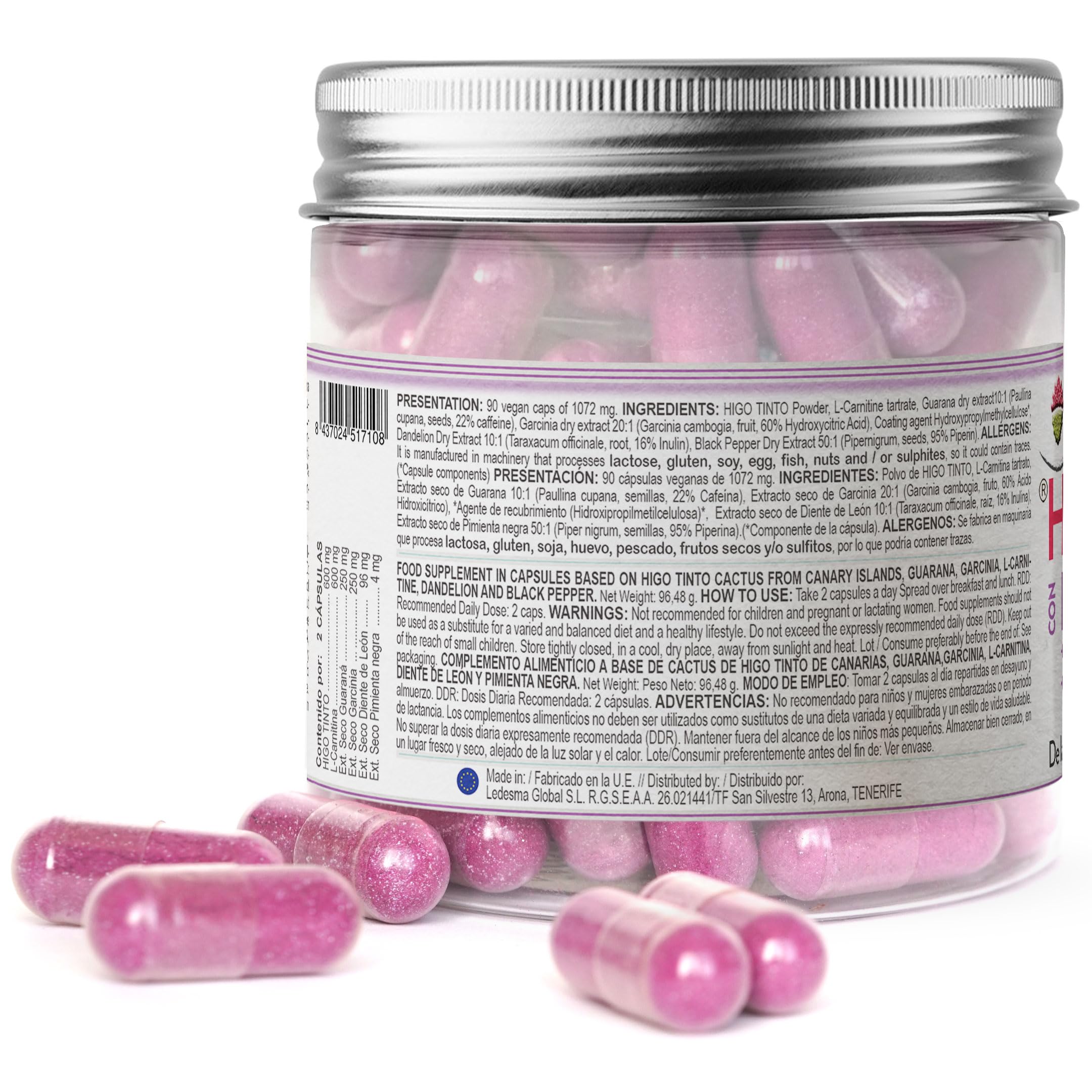 higo tinto l-carnitina opiniones L-Carnitina Bio Demostrado Científicamente – Quemagrasas Natural Muy Rápido  y Efectivo, Mejora Energía y Resistencia – Suplemento Vegano de 90 Cápsulas  con HIGO TINTO de Tuno Canarias : Amazon.es: Salud y cuidado personal