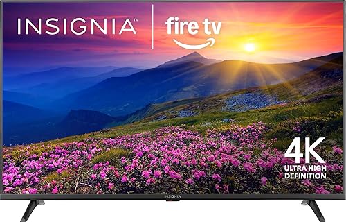 INSIGNIA 50" Class F50 Series LED 4K UHD Smart Fire TV, control remoto por voz con Alexa, transmisión de TV en vivo sin cable