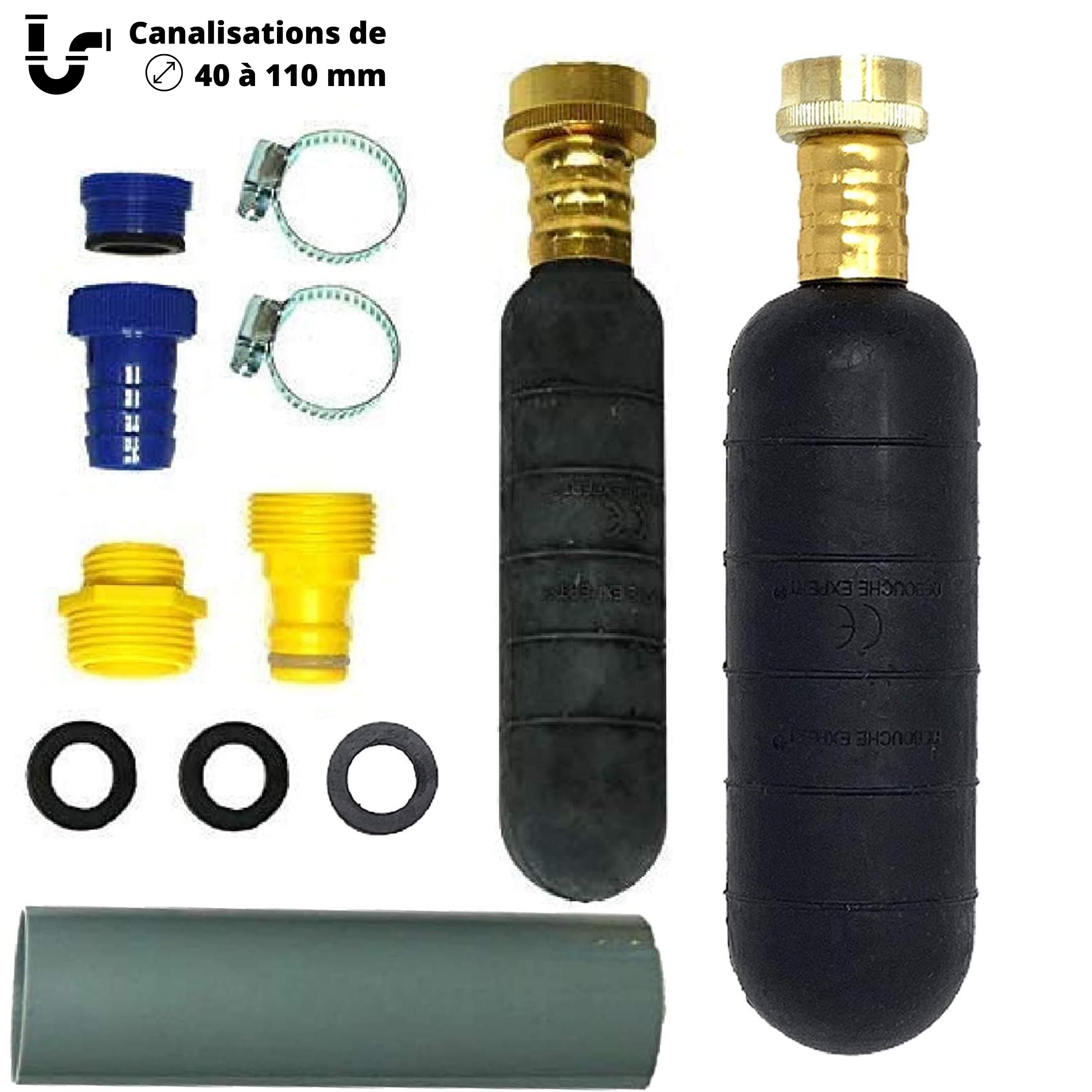 Débouche Expert® - Desatascador de alta presión ecológico para desagües, fregaderos, lavabos, bañeras, inodoros, canalones