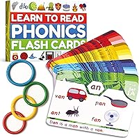 The Bambino Tree Phonics Flash Cards: 20 Stages to Master Reading for Kids Ages 4-8, Kindergarten 1st 2nd Grade