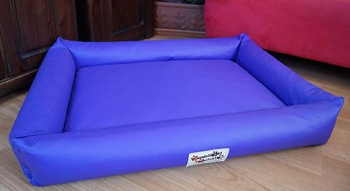 Hundebettenmanufaktur PicoBello - Cama para perros (reversible, 110 cm x 80 cm, piel sintética), color…