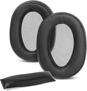 WH-H900N Earpads and Headband Cushion for Sony MDR-100ABN WH-H900N Headphones Ear Cushions with Protein Leather and Memory Foam