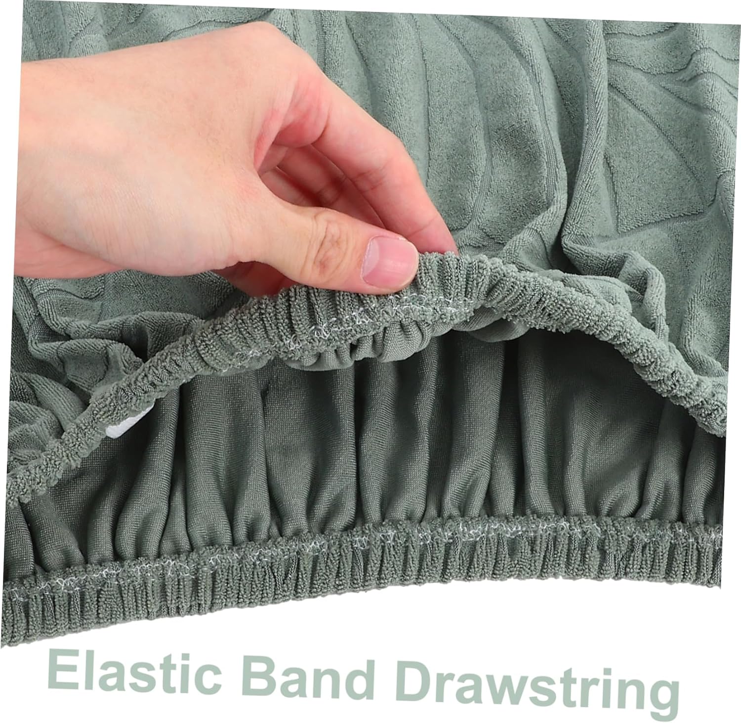 1set Chair Slipcover Elastic Full Coverage Armchair Protector Geometric Design Machine Washable Fabric for Living Room Multiple Colors