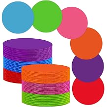36 Pcs Carpet Spot Markers Carpet Spots for Classroom 4 Inch Circle Dots Markers 6 Colors Floor Dot for Decoration Elementary Teachers Student Kindergarten Preschool Yoga Standing