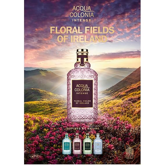 4711 Acqua Colonia Floral Fields of Ireland by Maurer & Wirtz Eau De Cologne Intense Spray (Unisex) 5.7 oz Women