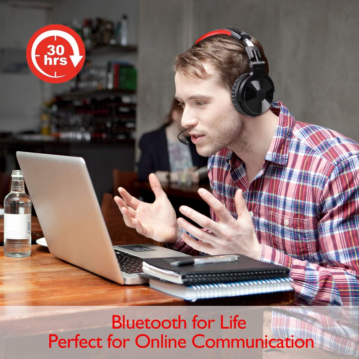Amazon.com: Bluetooth Over Ear Headphones, OneOdio Wired Gaming Stereo  Headsets w/Detachable Mic for PS4, Xbox one, PC, Cell Phones, Office,  Wireless Headset w/ 30 Hrs Play Time - Studio Wireless(Y80B) : Video