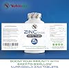 Zinc Tablets 25mg | Mega Strength | Boost Immune System and Protect Cells of Hair, Nails or Bones | Suitable for Vegans (25mg Zinc Oxide x 90)