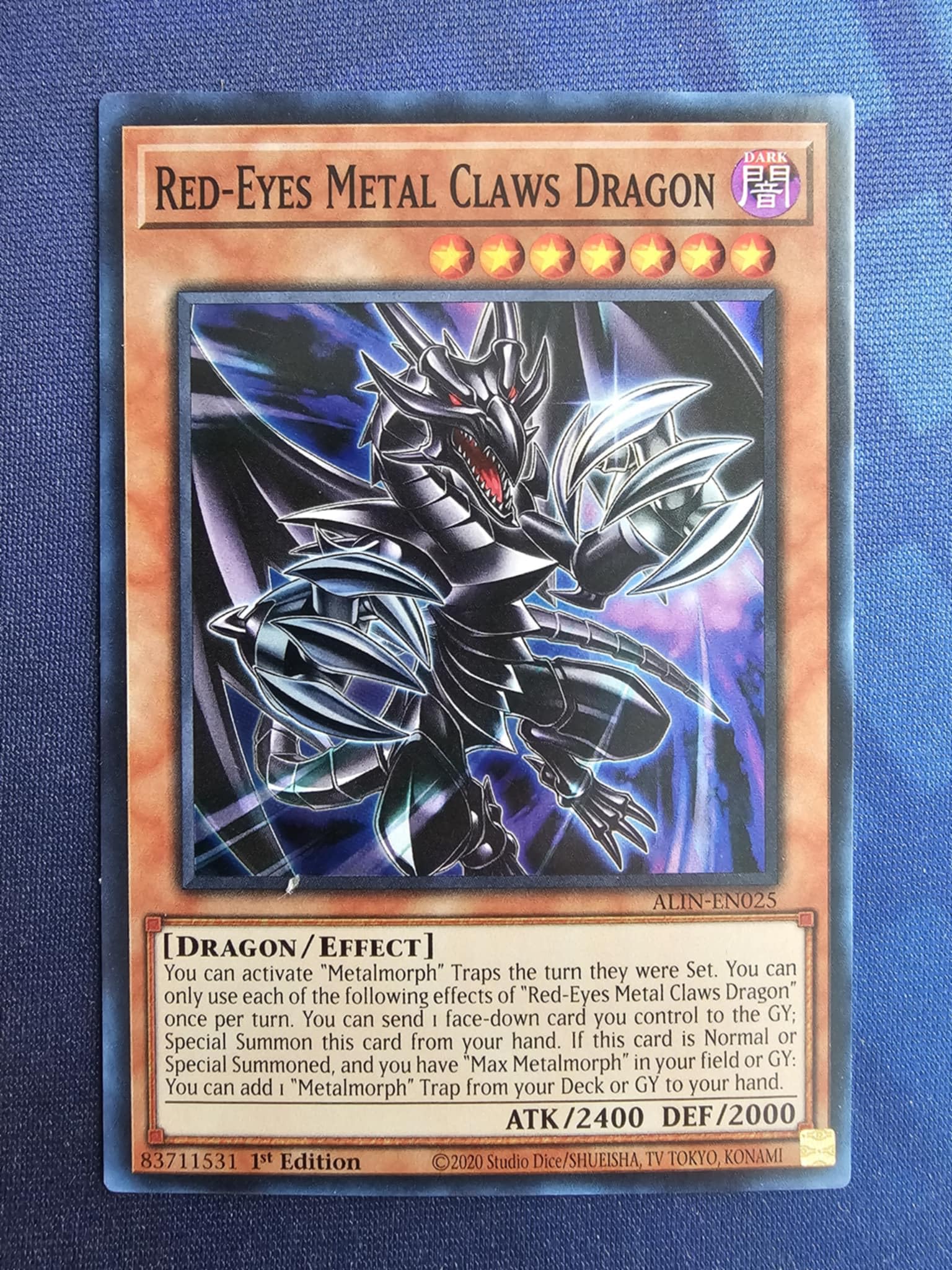 メイド龍 アルファサファイア ウルトラムーン Amazon.com: Red-Eyes Metal Claws Dragon - ALIN-EN025 - Super Rare