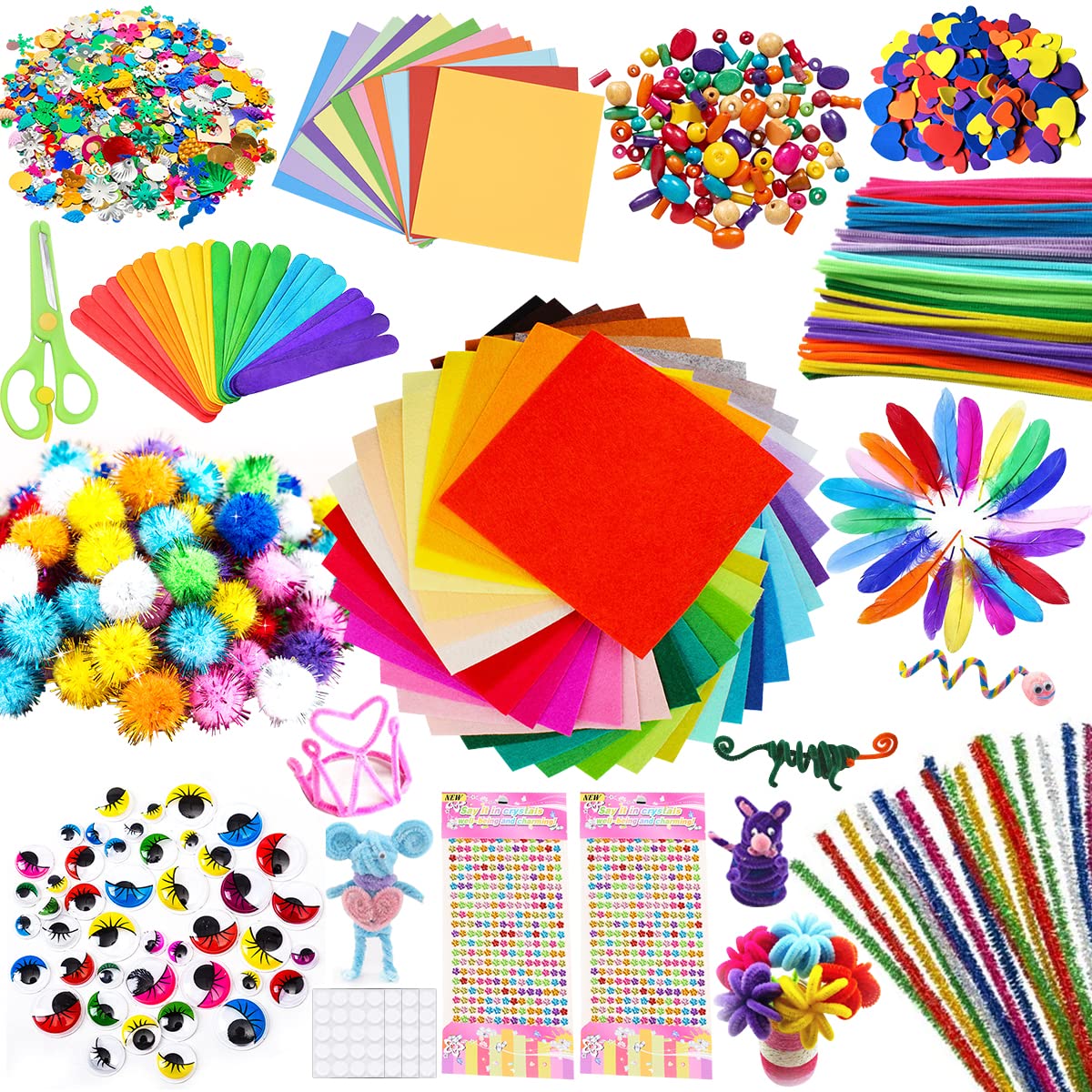 Buy Kids Arts and Crafts, Creative Craft DIY Art Supplies, Pipe