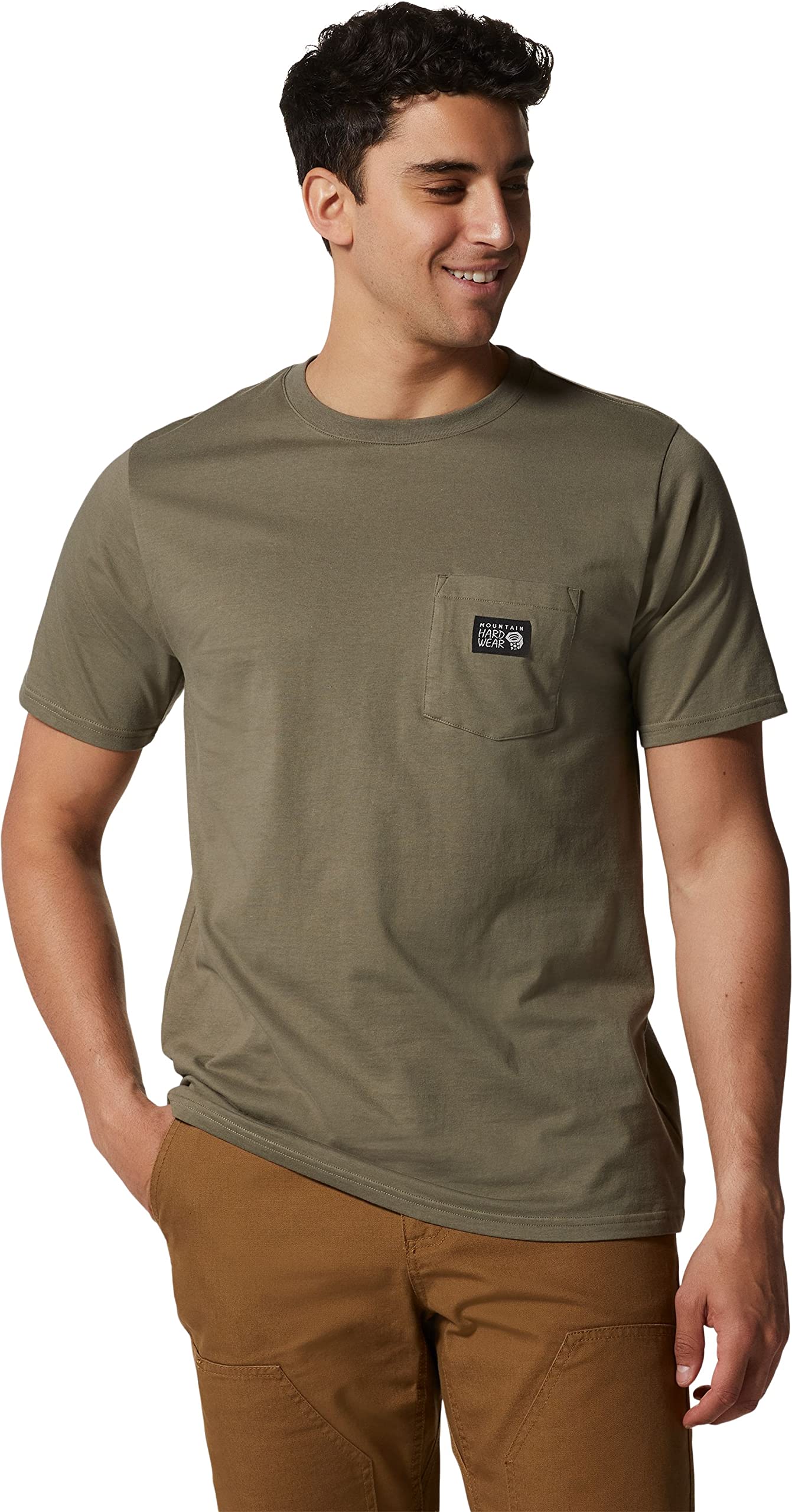 Mountain Hardwear MHW Logo Label Short Sleeve Pocket T - Men's