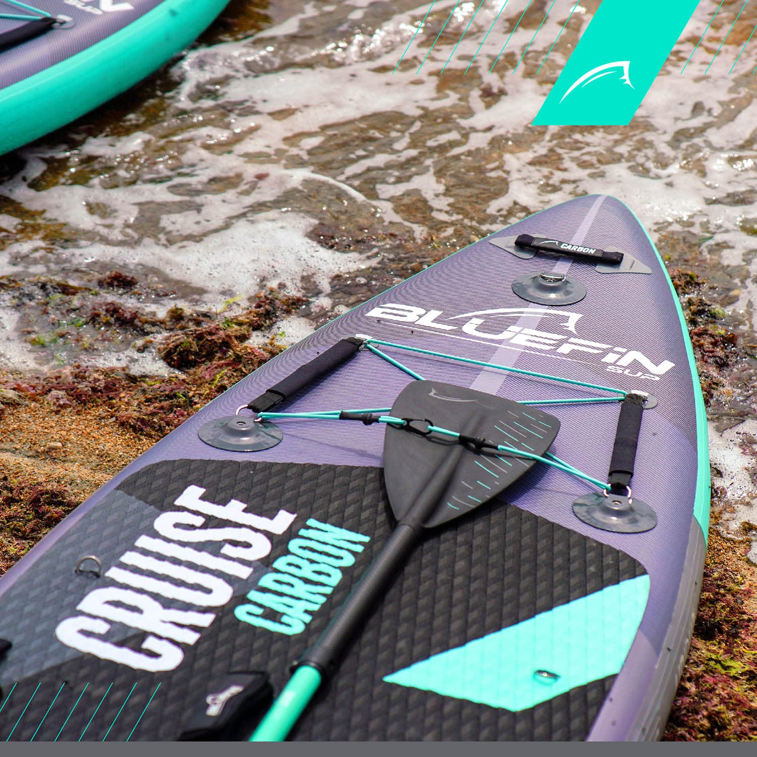 Bluefin Cruise Carbon Sup Stand Up Paddle Gonflable | Accessoires de Planche à pagaie Haut de Gamme | Plusieurs Tailles : 10'8, 12', 15'