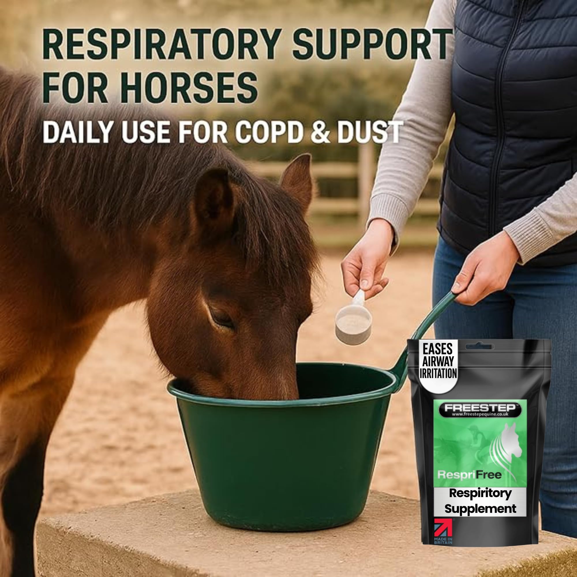 Freestep RespriFree, Green, 500g | 2 Month Supply - Image 2