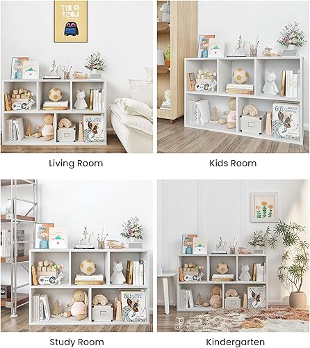 Miniatura 7 de Montessori - Estante de almacenamiento de juguetes, organizador de juguetes y libros para niños con estantes de cubo para habitación de niños, sala