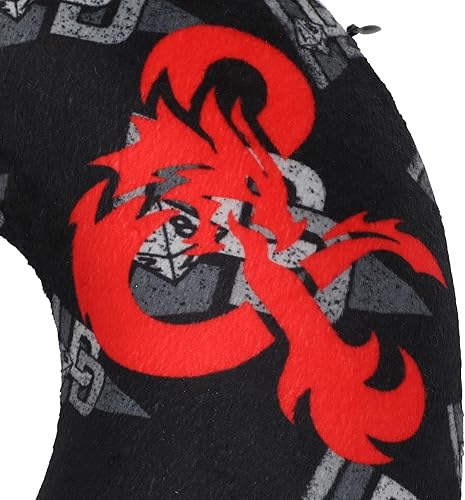 Miniatura 7 de Juego de viaje para adultos de Calabozos y Dragones con almohada para el cuello, máscara de ojos y manta, perfecto para viajeros amantes de la