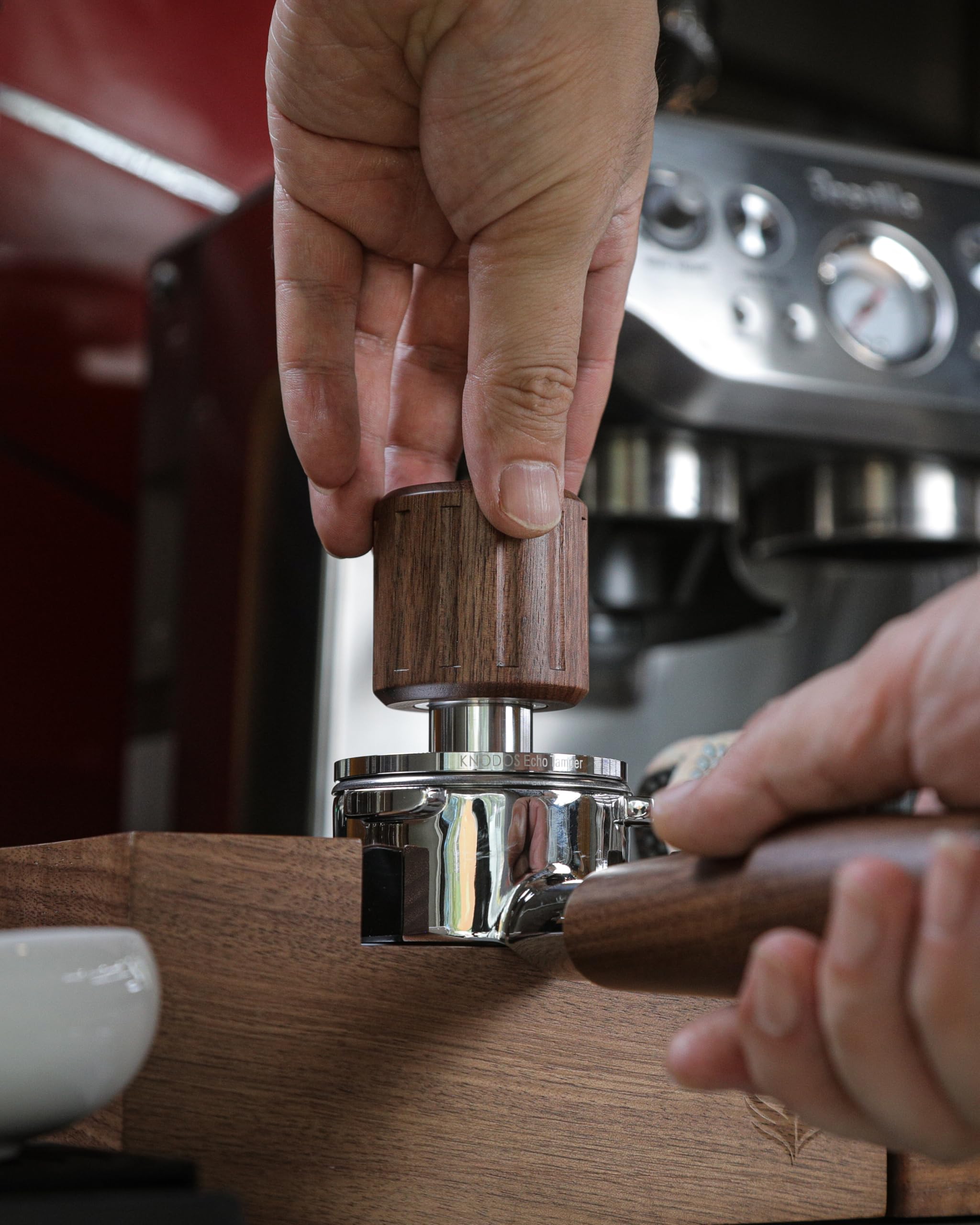 Normcore V4 - Tamper de café de 53,3 mm - Tamper con resorte - Barista