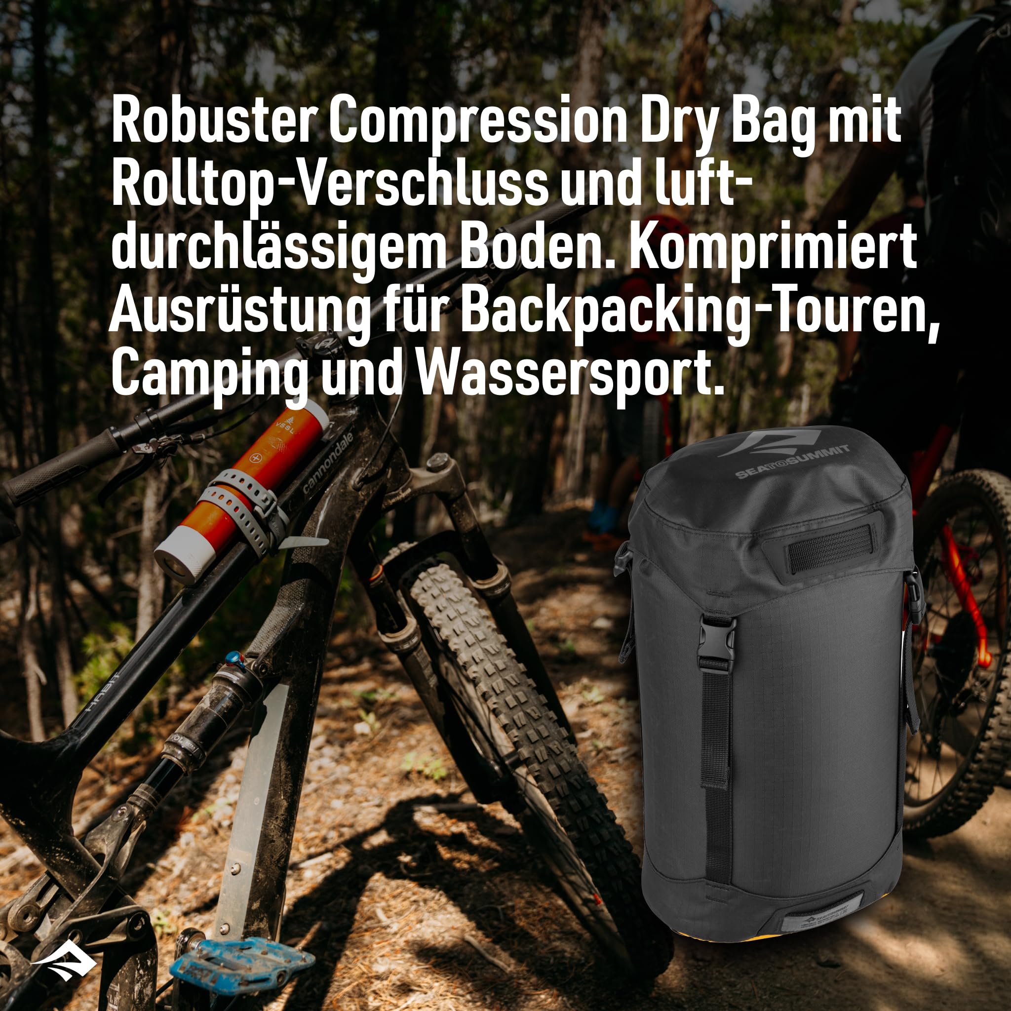 SEA TO SUMMIT - Evac Compression Dry Bag HD - Kompakte Trockentasche - Rollverschluss - Strapazierfähiges Cordura-Gewebe - Wandern & Paddelsport