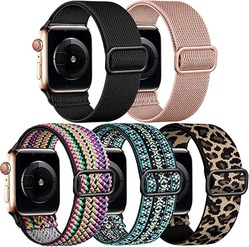 Miniatura 1 de Easuny Bandas elásticas bohemias compatibles con Apple Watch de 1.5 pulgadas, 1.57 pulgadas, 1.65 pulgadas y de 1.73 pulgadas para mujeres, hombres