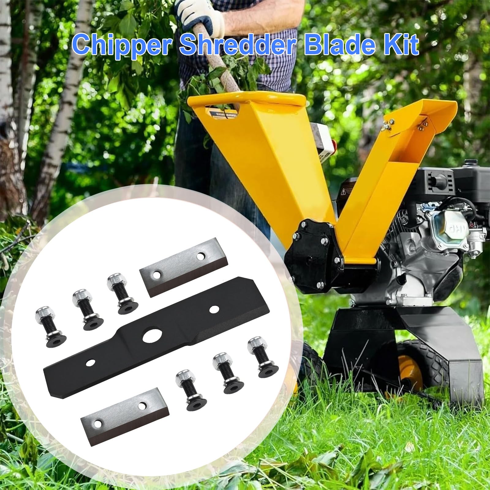 781-0490 742-0571 - Kit de cuchillas trituradoras para MTD Troy-Bilt Craftsman 981-0490 942-0571 742-0571