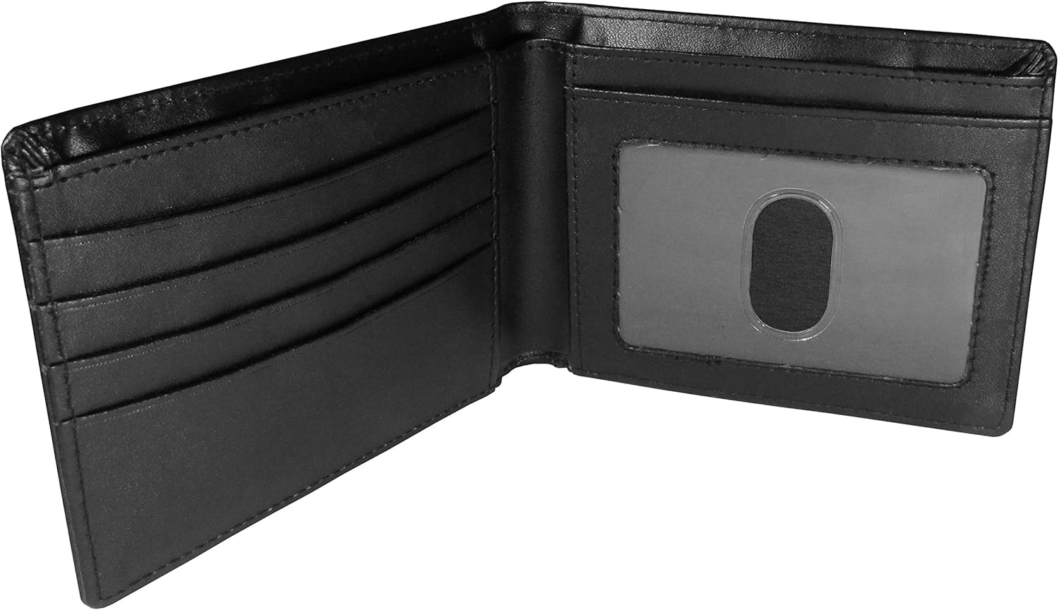 NCAA Siskiyou Sports Mens Ohio State Buckeyes Bi-fold Wallet Large Logo One Size Black : Sports & Outdoors