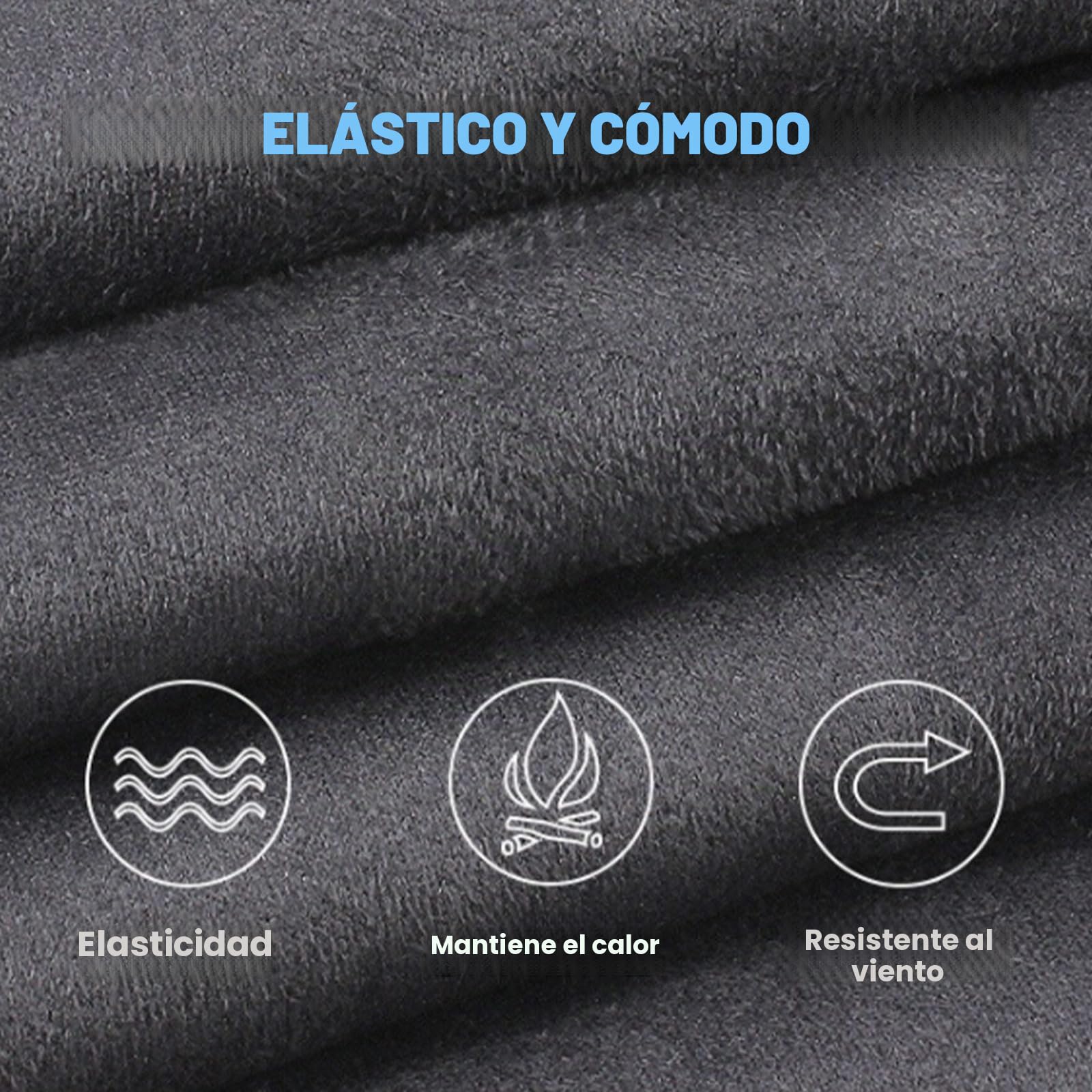 Guantes calefactables eléctricos 3 niveles de calor táctil para hombre y mujer