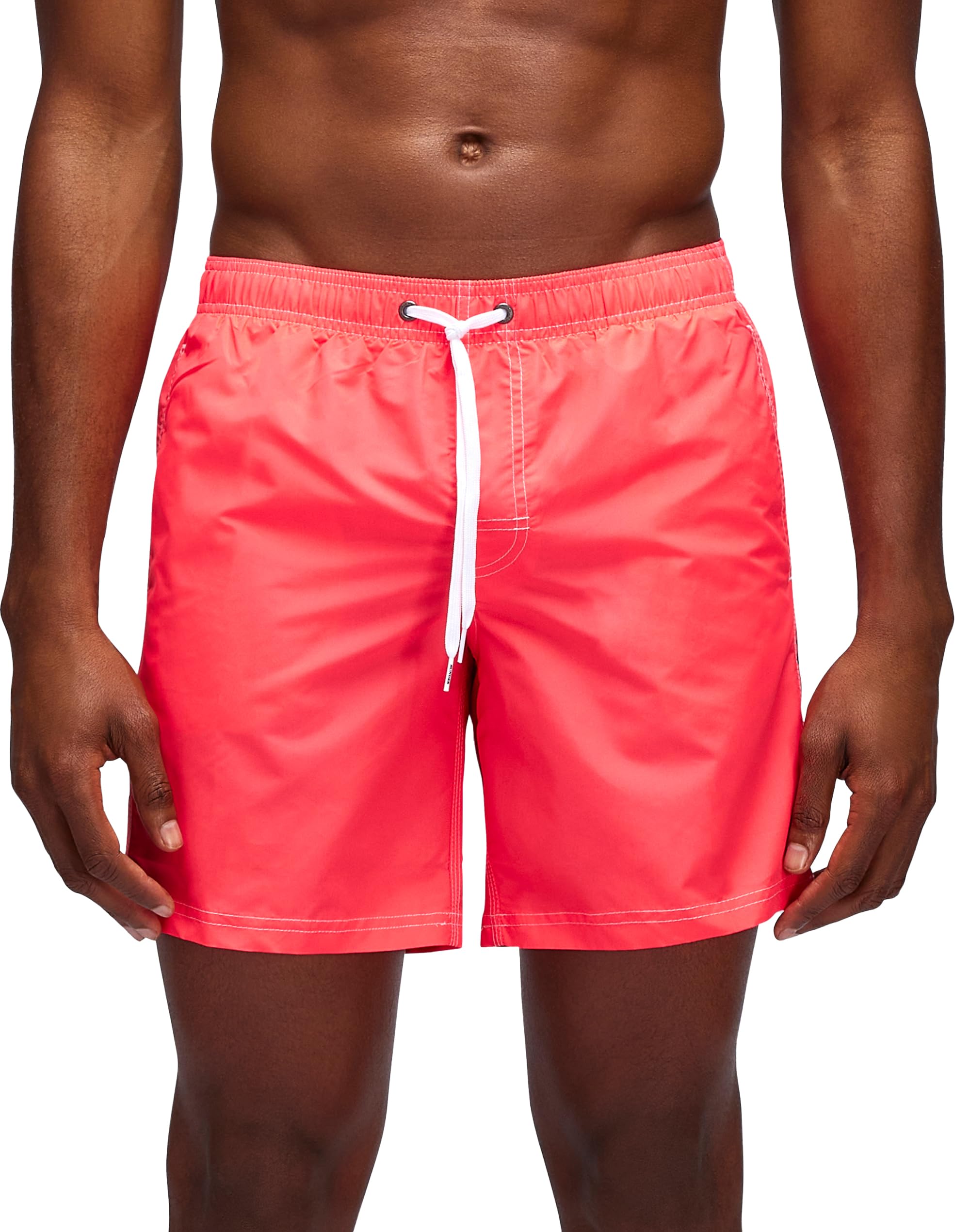 SUNDEK Short de Bain pour Homme avec Taille élastique 40,6 cm de Long et 19,1 cm d'entrejambe, 07902 - Turbo 02, XX-Large