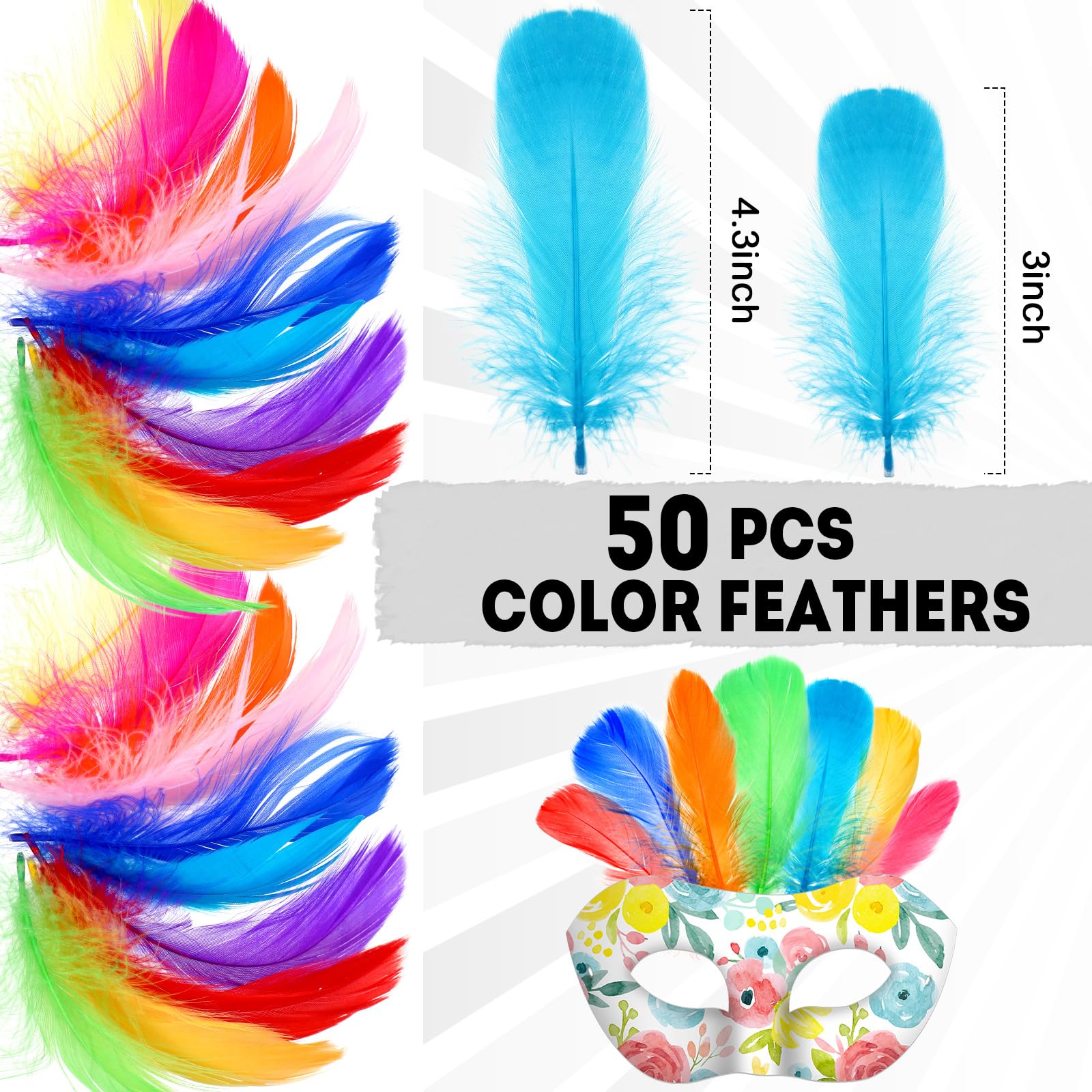 Mascaras Para Pintar Niños Kit De 24 Máscaras De Papel Para Rascar – Arte De Bricolaje Para Niños Con 12 Diseños, Gomas Y Palos De Madera