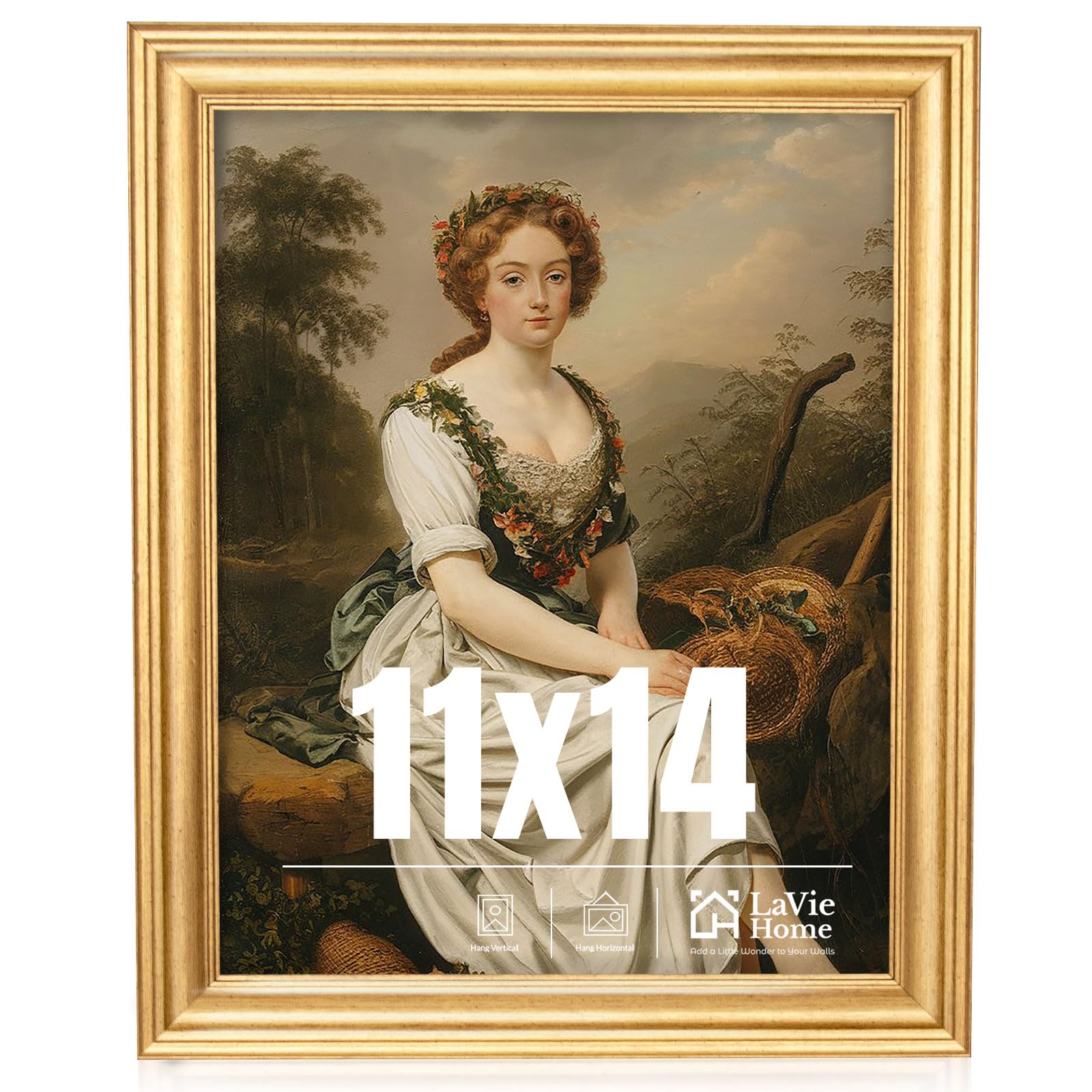 Photo 1 of LaVie Home 11x14 Gold Picture Frame