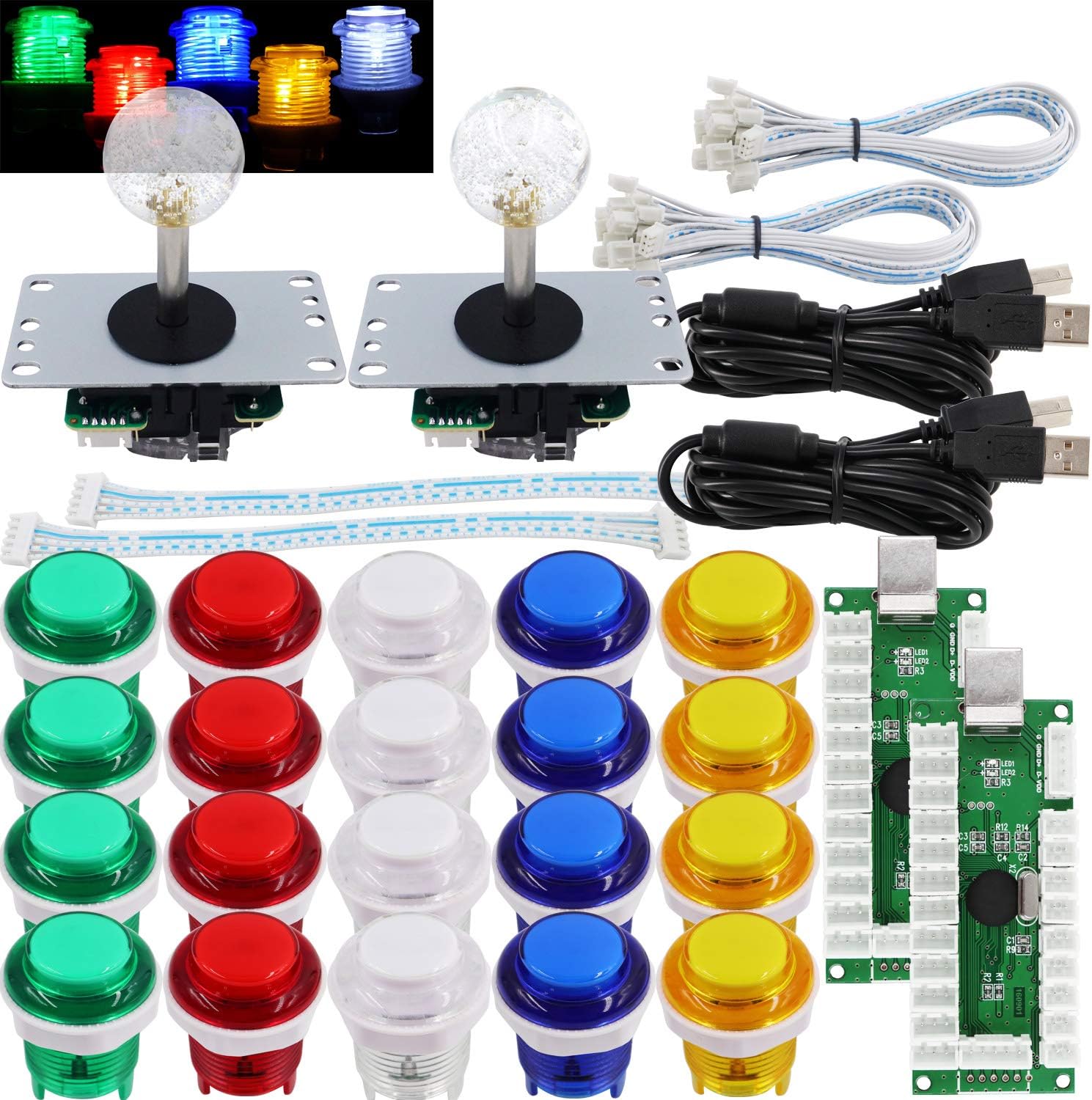 EG Starts classique Arcade Contest Kit de bricolage USB Encoder Pour PC