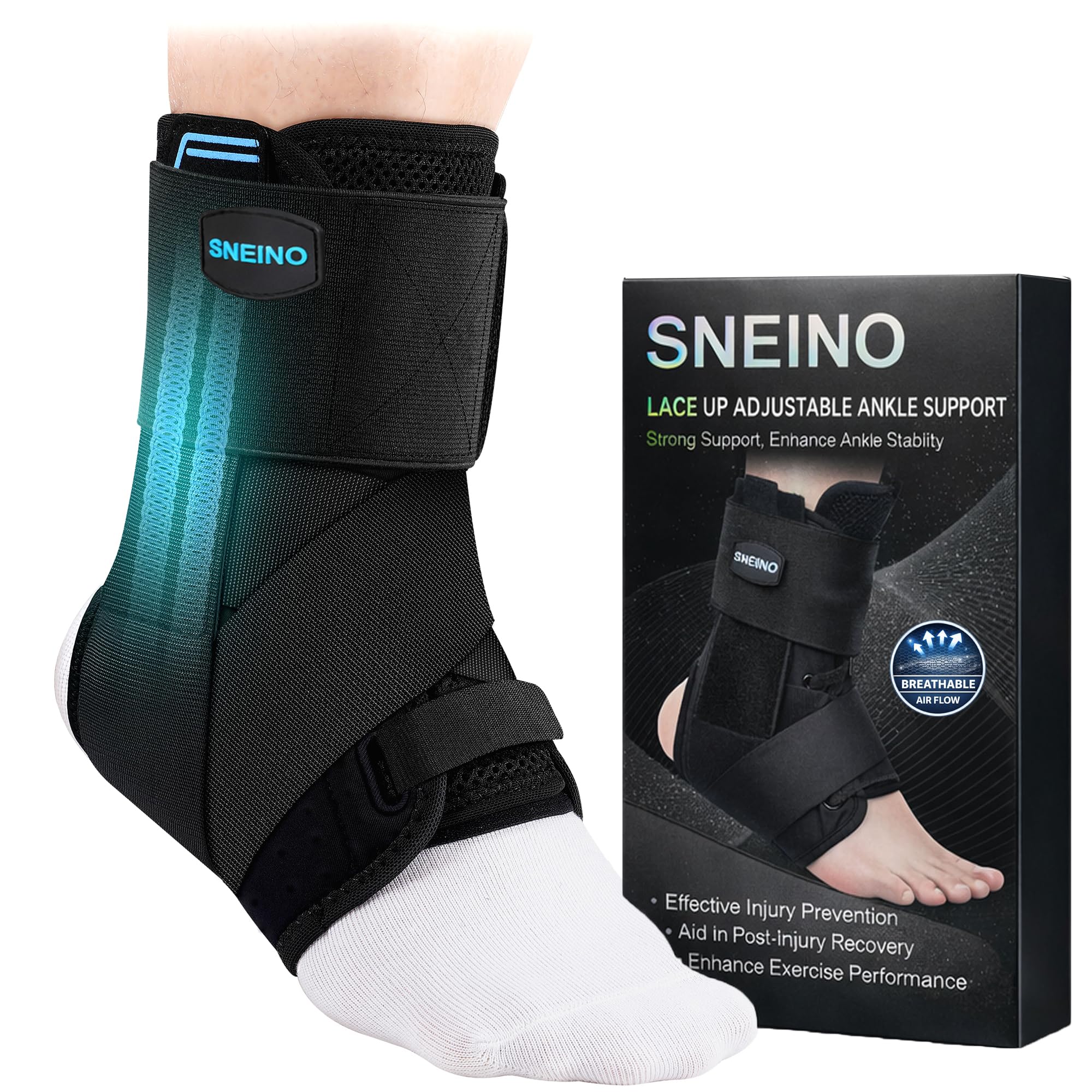 Ankle Brace for Sprains - Women & Men Support -8
