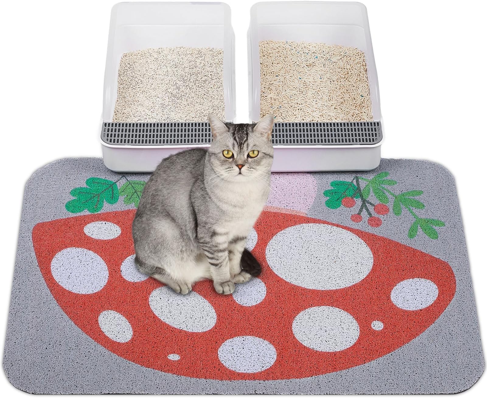 Bienbee Cat Litter Mat, Cat Litter Mat Litter Trapping Mat