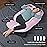 MOON PARK Pregnancy Pillows for Sleeping - U Shaped Full Body Maternity Pillow with Removable Cover - Support for Back, Legs, Belly, HIPS - 57 Inch - Purple - Cooling Cover