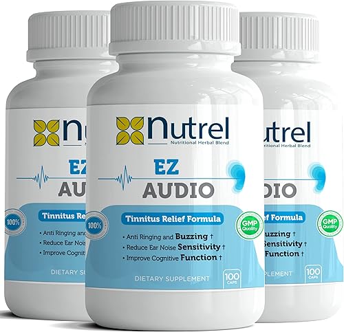 Miniatura 2 de Ez Audio - (100 CAPS) Soporte avanzado para aliviar el zumbido del oído para calmar el tinitus (1)