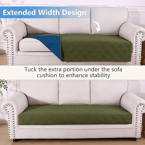 Miniatura 356 de hyha Manta de cama impermeable para perro, mantas suaves para mascotas, funda de sofá impermeable para perros, fundas reversibles lavables para