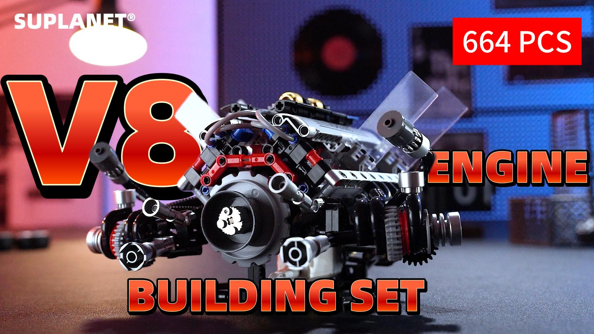 Watch Suplanet K96212 Engine Building Block Set on Amazon Live