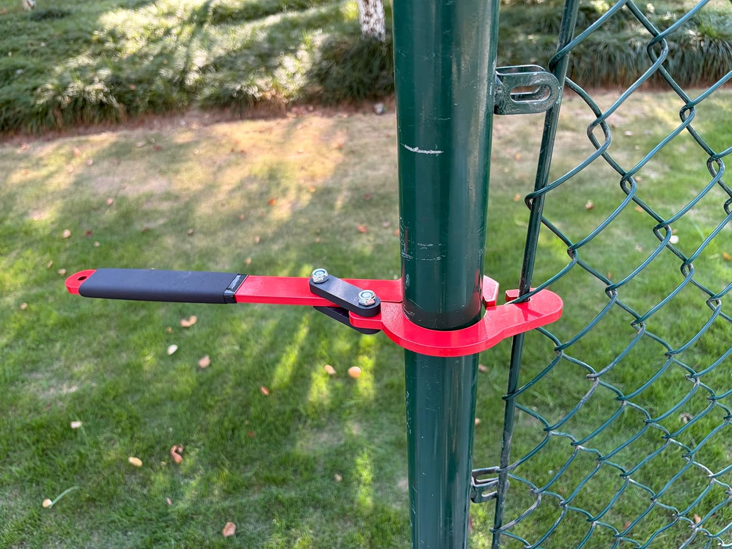 Heavy Duty Fence Stretcher Tool for Chain Link Fabric, New Upgraded Fence Puller Tool for Easy One Person Operation, 9” Pull Range, Fit 2 3/8" OD Post, 2 Pack