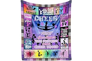 Cheerleader Gifts Blanket 50"x40" - Cheerleading Blanket Gifts for Girls